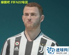 FIFA22 尤文后卫马泰斯·德利赫特尔脸型补丁