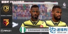 FIFA22 沃特福德前锋埃马纽埃尔·丹尼斯脸型补丁