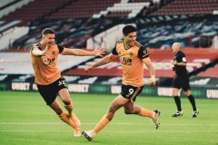 英超-开场6分钟2连击!希门尼斯破门 狼队2-0谢菲联