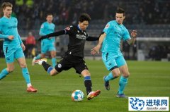 赛季第9球&致胜进球，奥川雅也助比勒菲尔德1-0战胜柏林联